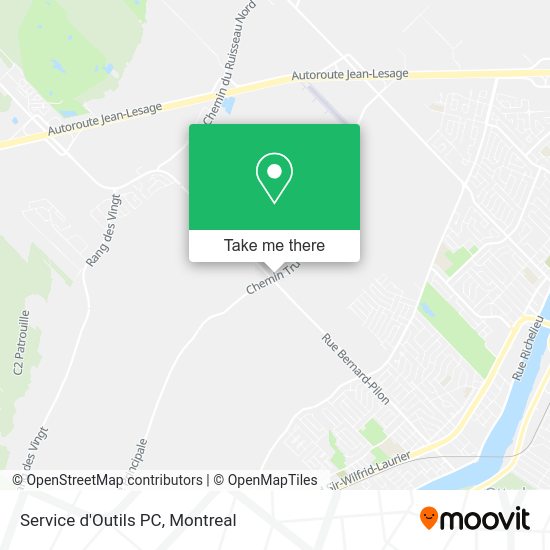 Service d'Outils PC map