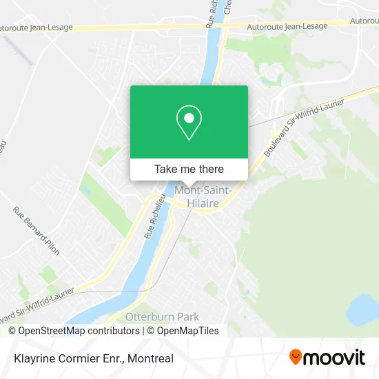 Klayrine Cormier Enr. map