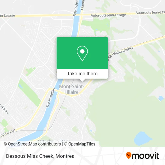 Dessous Miss Cheek map