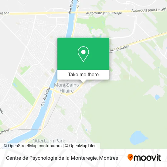 Centre de Psychologie de la Monteregie map