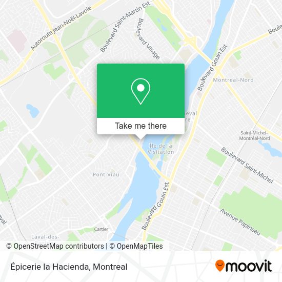 Épicerie la Hacienda map