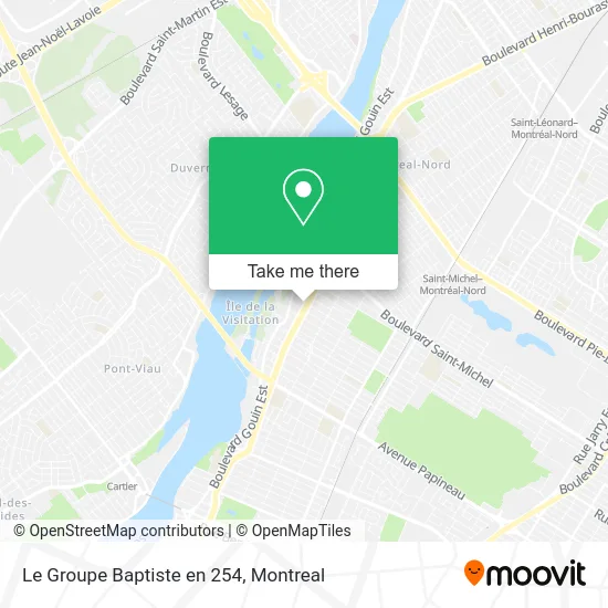 Le Groupe Baptiste en 254 map