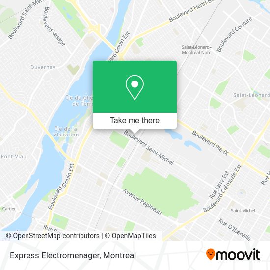 Express Electromenager map