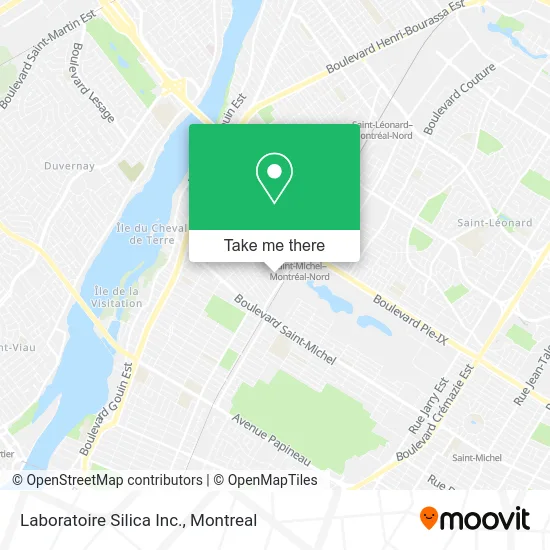 Laboratoire Silica Inc. map