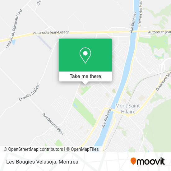 Les Bougies Velasoja map