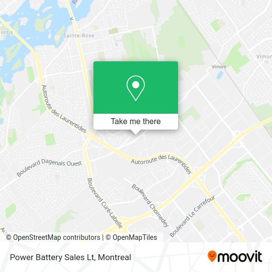 Power Battery Sales Lt map