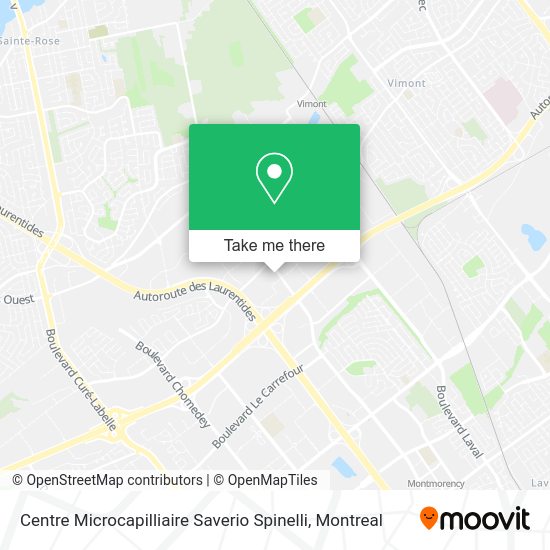 Centre Microcapilliaire Saverio Spinelli map