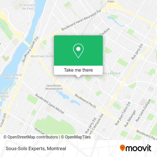 Sous-Sols Experts map