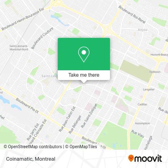 Coinamatic map