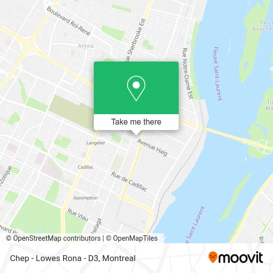 Chep - Lowes Rona - D3 map