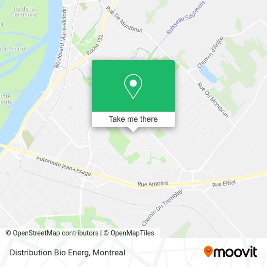 Distribution Bio Energ map