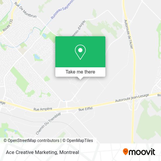 Ace Creative Marketing map