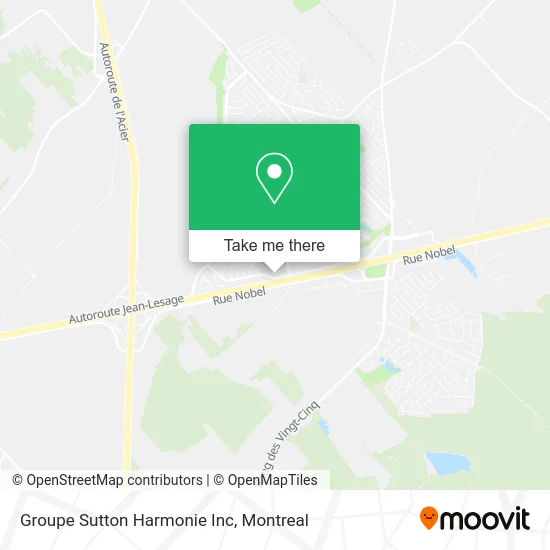 Groupe Sutton Harmonie Inc map