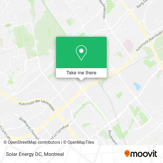 Solar Energy DC map