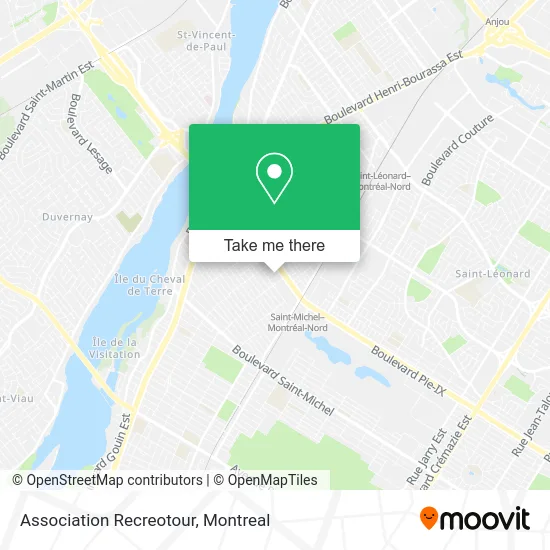 Association Recreotour map