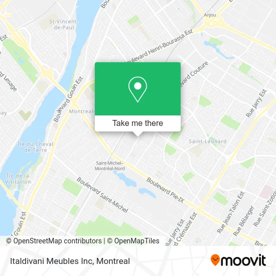 Italdivani Meubles Inc map