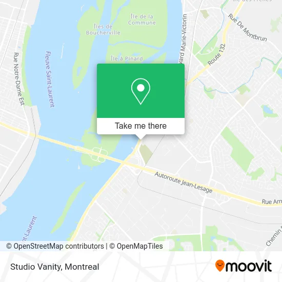 Studio Vanity map
