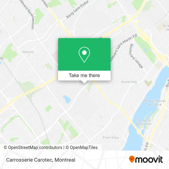 Carrosserie Carotec map