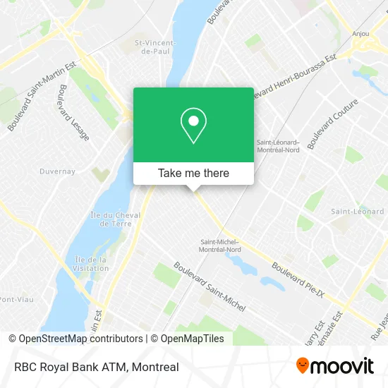 RBC Royal Bank ATM map