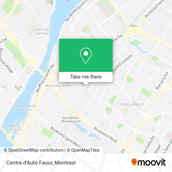 Centre d'Auto Faour map