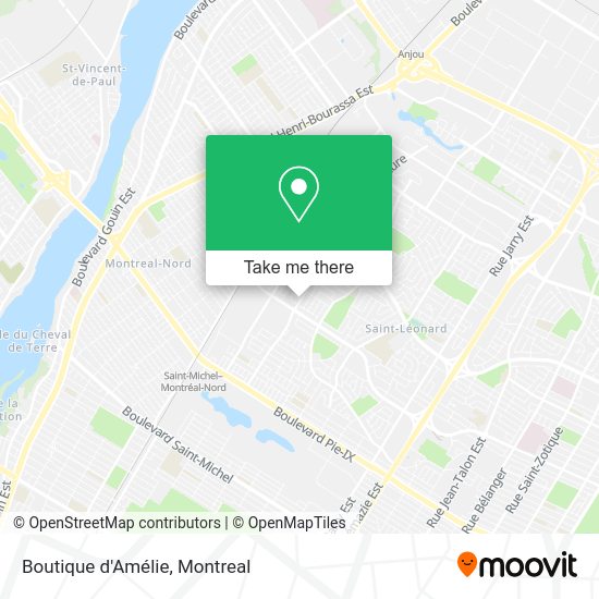 Boutique d'Amélie map