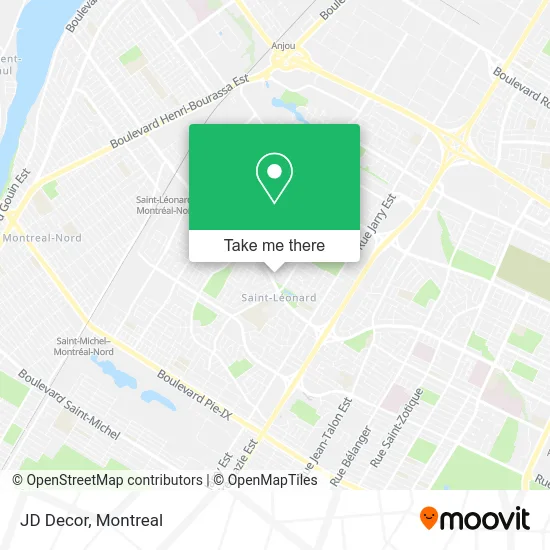 JD Decor map