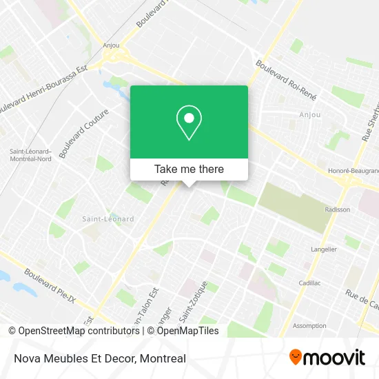 Nova Meubles Et Decor map