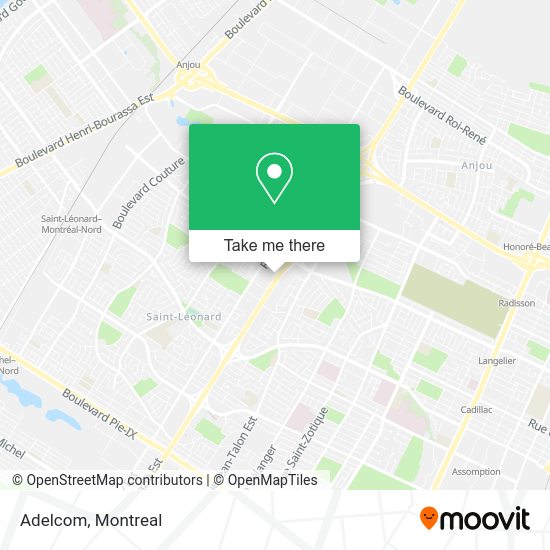 Adelcom map