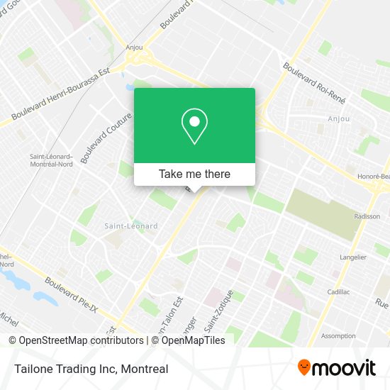 Tailone Trading Inc map