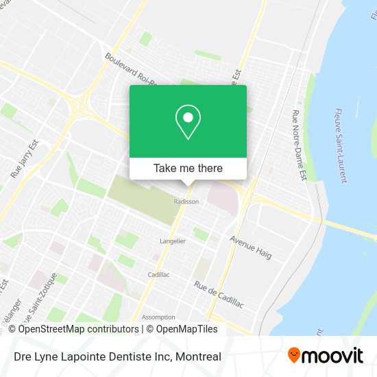 Dre Lyne Lapointe Dentiste Inc map