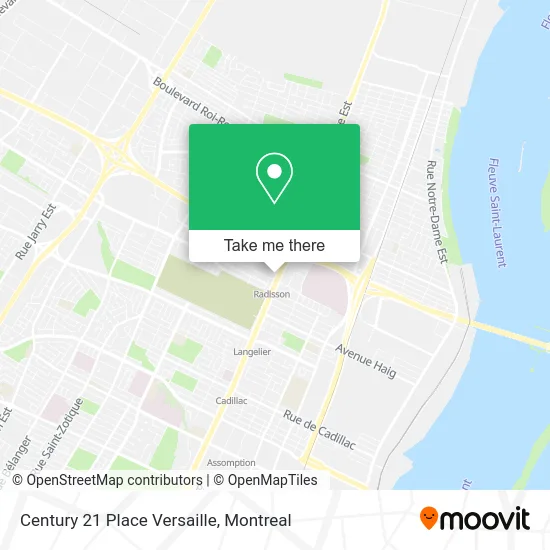 Century 21 Place Versaille map