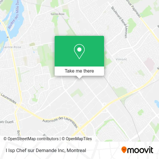 I Isp Chef sur Demande Inc map