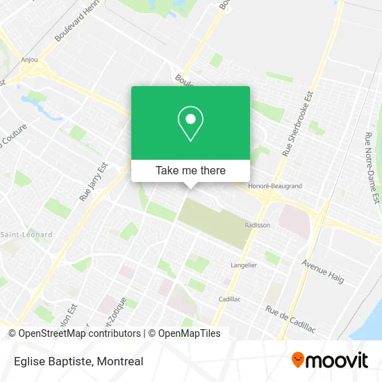 Eglise Baptiste map