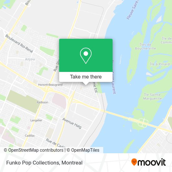 Funko Pop Collections map