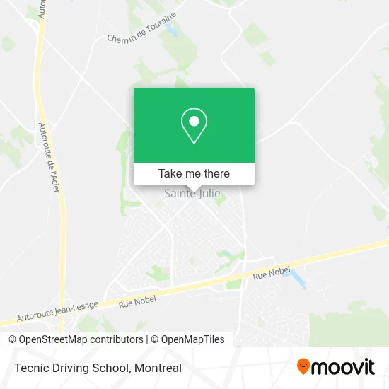Tecnic Driving School map