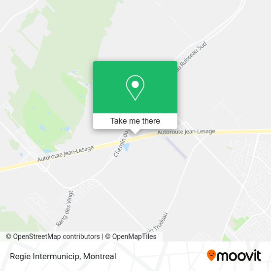 Regie Intermunicip map