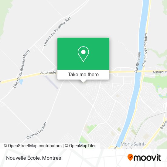 Nouvelle École map
