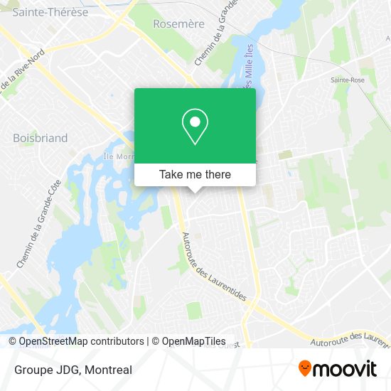 Groupe JDG map