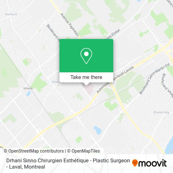 Drhani Sinno Chirurgien Esthétique - Plastic Surgeon - Laval map