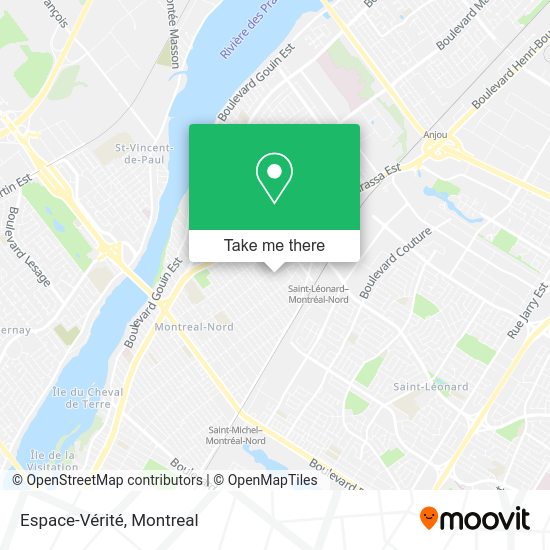 Espace-Vérité map
