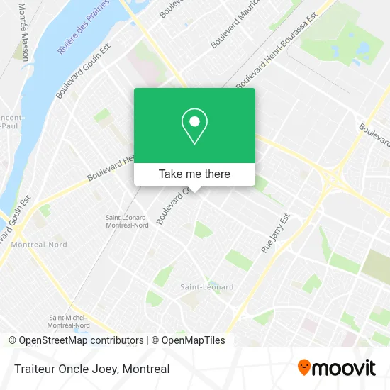 Traiteur Oncle Joey map
