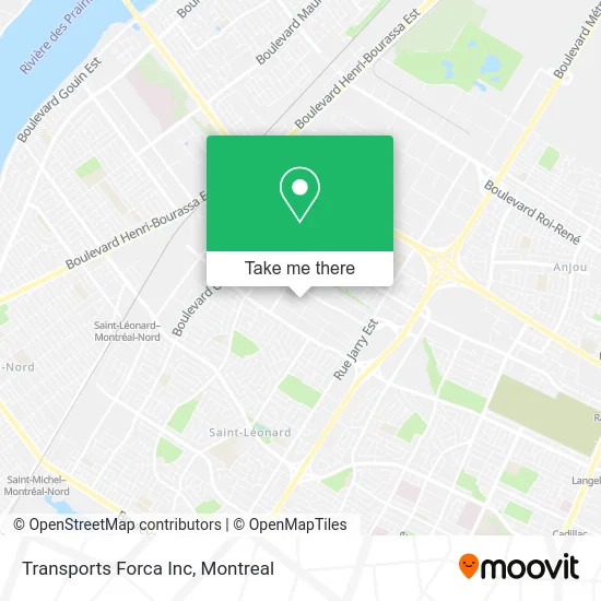 Transports Forca Inc map