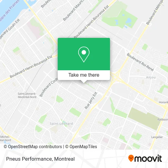 Pneus Performance map