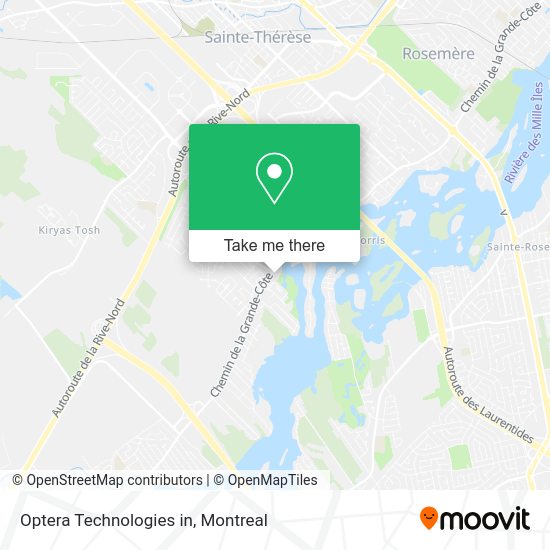 Optera Technologies in map