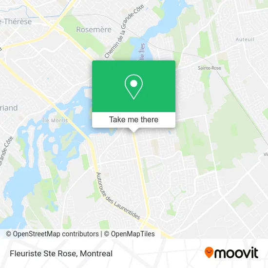 Fleuriste Ste Rose map
