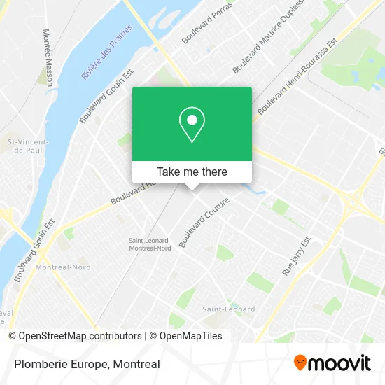 Plomberie Europe map