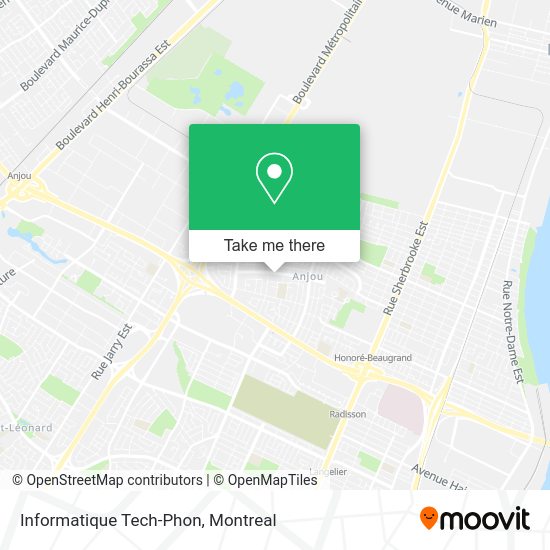 Informatique Tech-Phon map