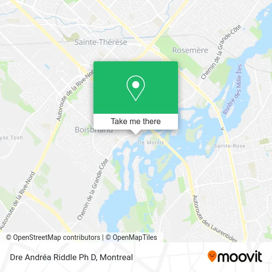 Dre Andréa Riddle Ph D map