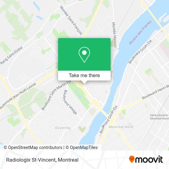 Radiologix St-Vincent map