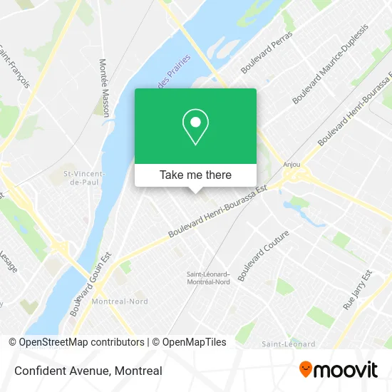 Confident Avenue map